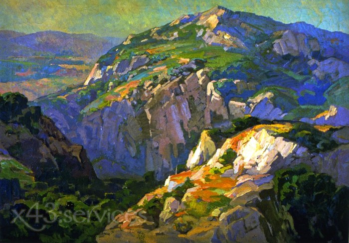 Franz Bischoff - Canyon Gruen - Canyon Green